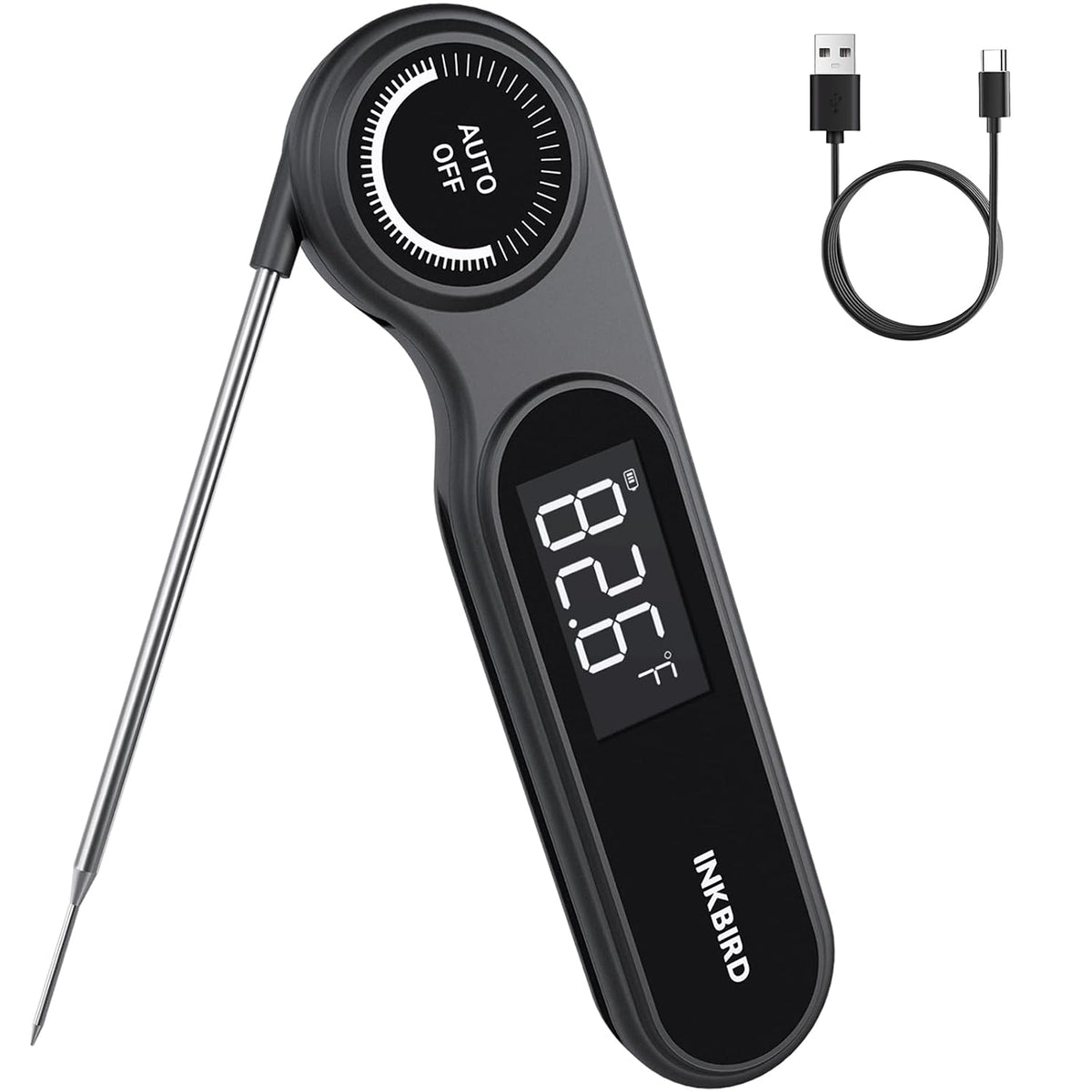 INKBIRD 0.5 Seconds Rechargeable Instant Read Meat Thermometer for Cooking