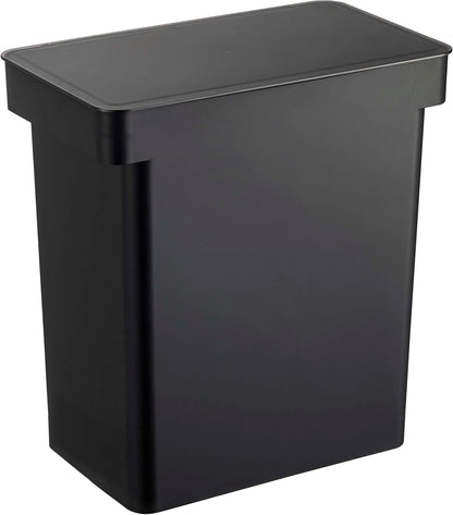 YAMAZAKI Home Tower Airtight Pet Food Storage Container - Cat And Dog Food Holder Bin With Transparent Lid And Handle - Extra Large - Polypropylene - 6.6 Gallons, 25 Liters