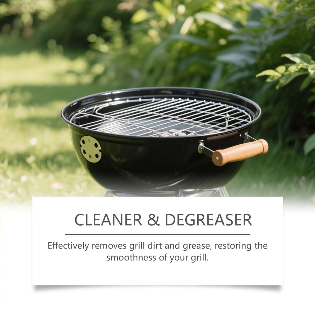 Fast-Acting Heavy Duty Grill Degreaser Spray, BBQ Cleaner Degreaser for Grill Grates, Oven Strength Foaming Trigger, No Scrubbing (1PC)