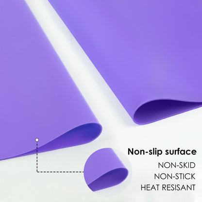 Extra Large Silicone Mat, 31.5x23.6 Inch Heat Resistant Mat for Kitchen Counter, Non Stick Silicone Baking Mat for Dough and Pastry, Thick Silicone placement Countertop Protector, Black countertop mat