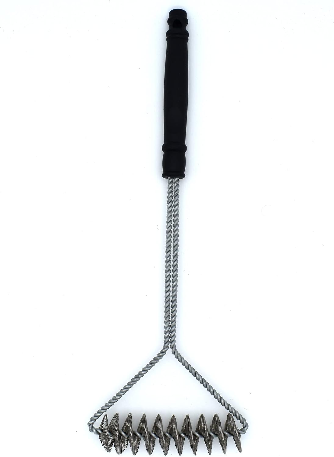 Outset Grill Cleaning, Universal Grill Grate Scraper, Stainless Steel with Storage Bag