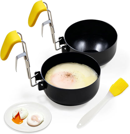 Non Stick Poached Egg Cooker 2 Pack