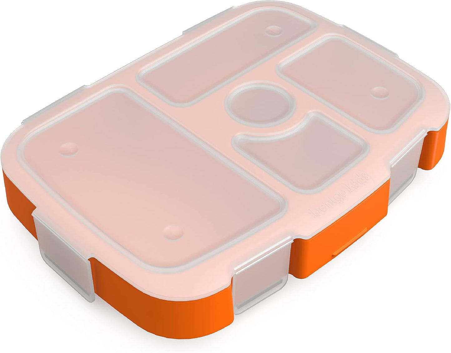 Bentgo® Kids Prints Tray with Transparent Cover - Reusable, BPA-Free, 5-Compartment Meal Prep Container with Built-In Portion Control for Healthy Meals At Home & On the Go (Mermaids in the Sea)