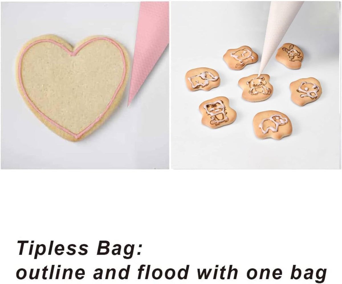 Mini Piping Bags, Disposable 7.6in Small Piping Bags 200pcs