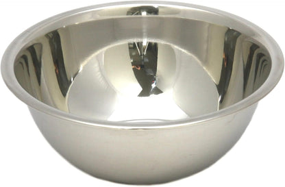 Chef Craft Brushed Mixing Bowl, 5-Quart, Stainless Steel