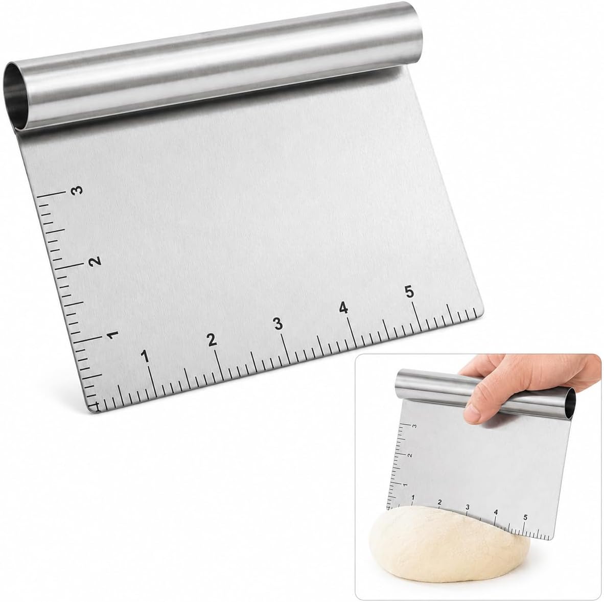 Mrs. Anderson’s Baking 6-Wire Pastry Cutter and Dough Blender, Stainless Steel with Wood Handle