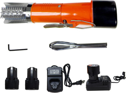 Electric Fish Scaler Remover, Waterproof with Stainless Steel Blades