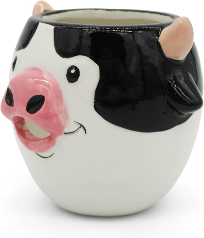 Novelty Egg Separator – Funny Egg Yolk Separator, Easy Egg White Separator for Baking & Cooking, 3.5” x 3 - Cow