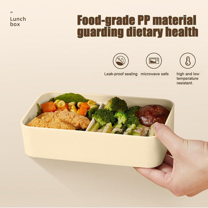 3 Compartments Bento Lunch box with Soup Bowl, Insulated Lunch Bag and Portable Utensils, Stainless Steel Camera Lunch Containers，Leak Proof Bento Box for Kids Adults Men Women…