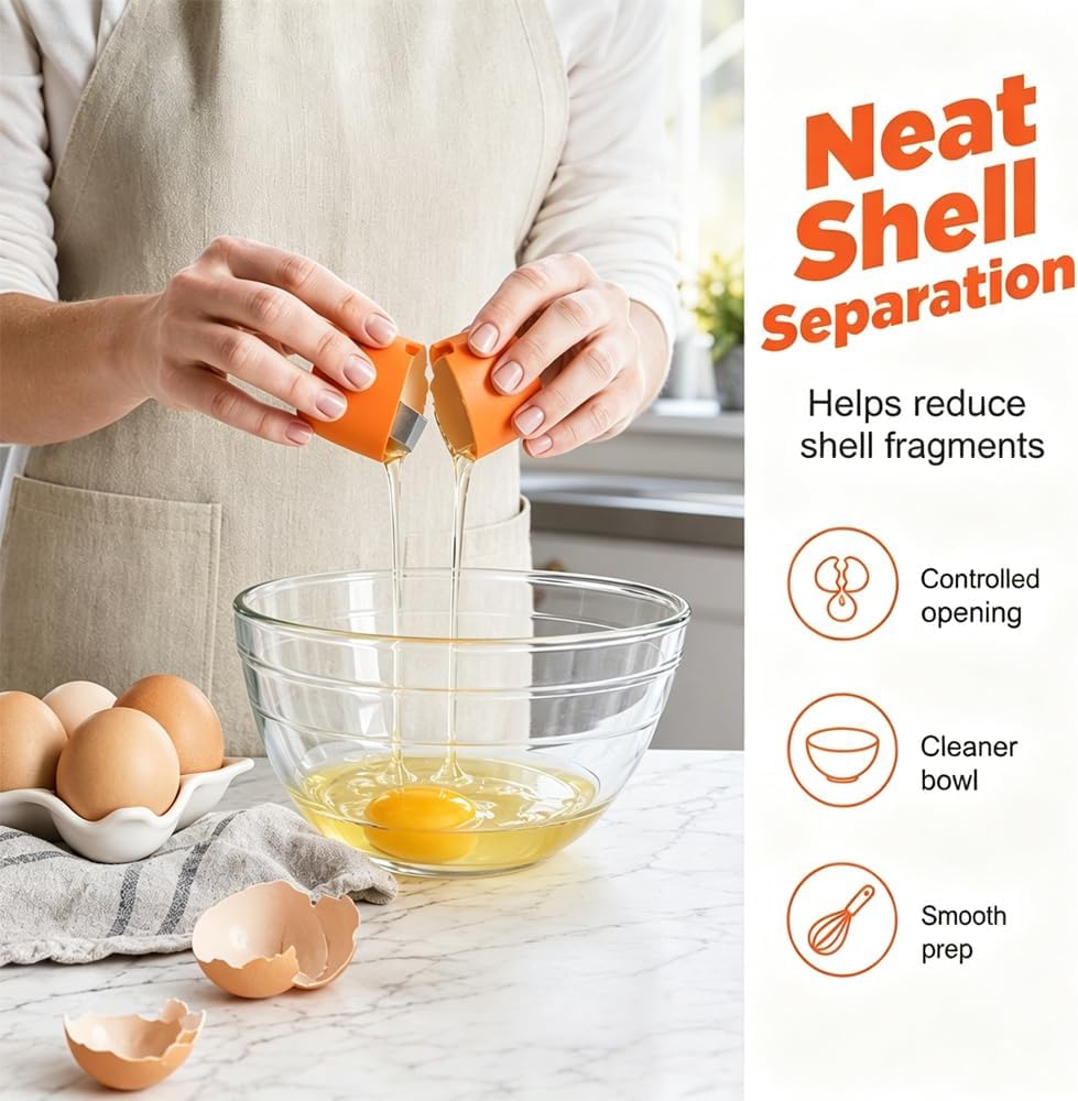 Egg Shell Opener,2026 New Quick Egg Cracker Tool for Eggs (3 PCS)