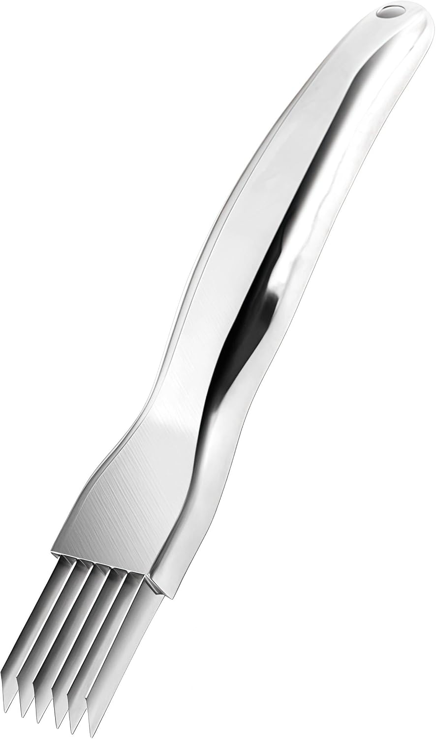 Shred Silk The Knife - Chopped Green Onion Knife - Kitchen Vegetable Cutter Sharp Scallion Shredding Cutter Shred Slicer Household Multifunctional Food Slicer Home Kitchen Gadget (1, Gold)