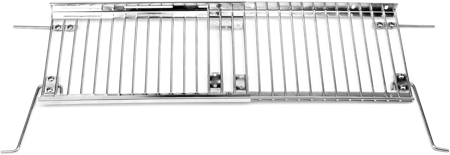 Utheer 2-Pack Griddle Warming Rack for Blackstone 28" Griddles, Stainless Steel Flat Top Grill Accessories | Reversible Rack Adds Prep Space, Foldable Clip-On Design Expands Cooking & Holding Area