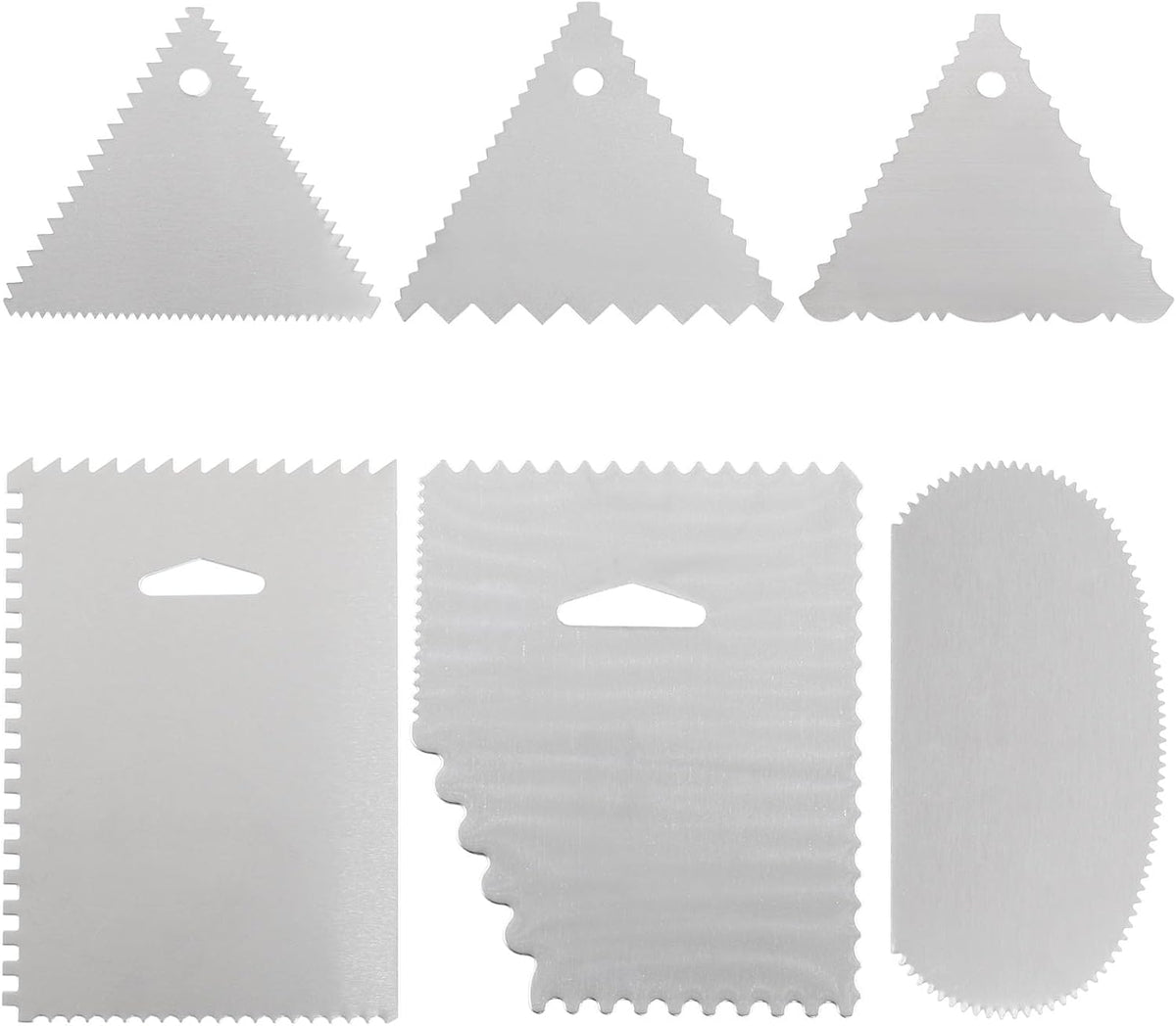 Bonsicoky Stainless Steel Cake Scraper