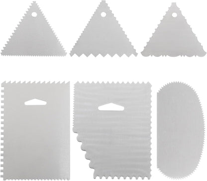 Bonsicoky Stainless Steel Cake Scraper