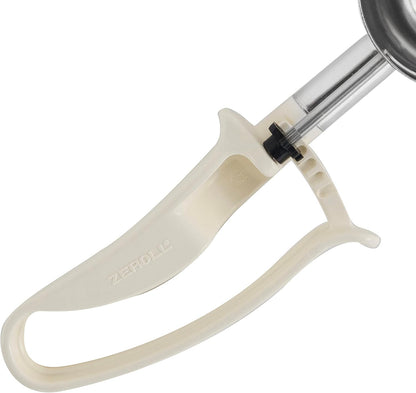 Zeroll 2030 Universal Standard Length EZ Disher Food Portion Control Scoop Designed for Right or Left Hand Use Dishwasher Safe NSF Approved, 1 3/4-Inch, Black