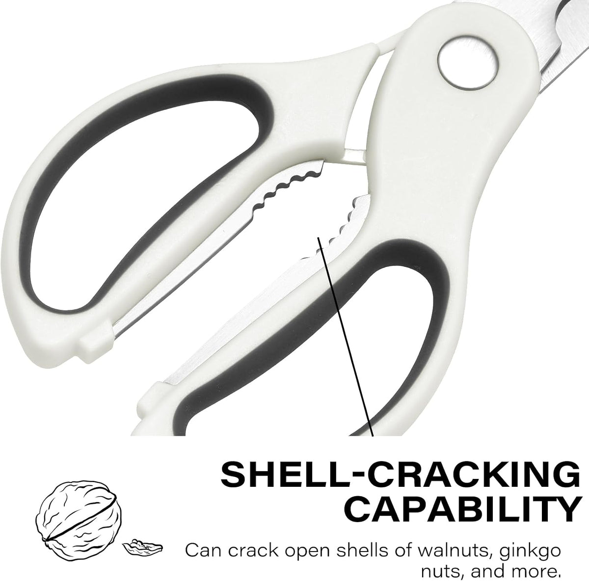 Kitchen Shears with Magnetic Holder Heavy Duty Magnetic Scissors for Fridge