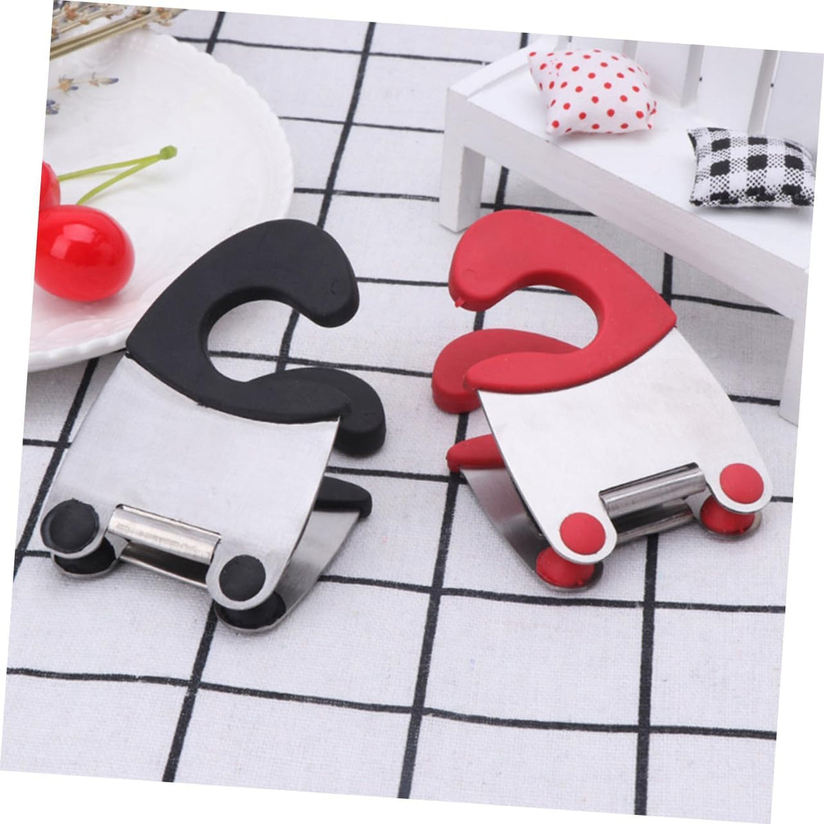 Stainless Steel Pot Clip Spoon Holder, Kitchen Utensil Rest