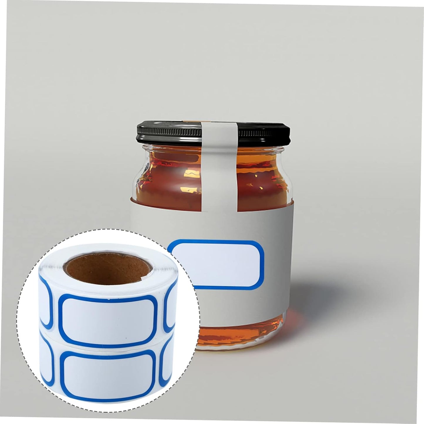 Homoyoyo 6 Rolls Food Date Marking Stickers Removable Labels for Kitchen Storage Containers Easy Peel Off Organizing Snacks and Meal Prep