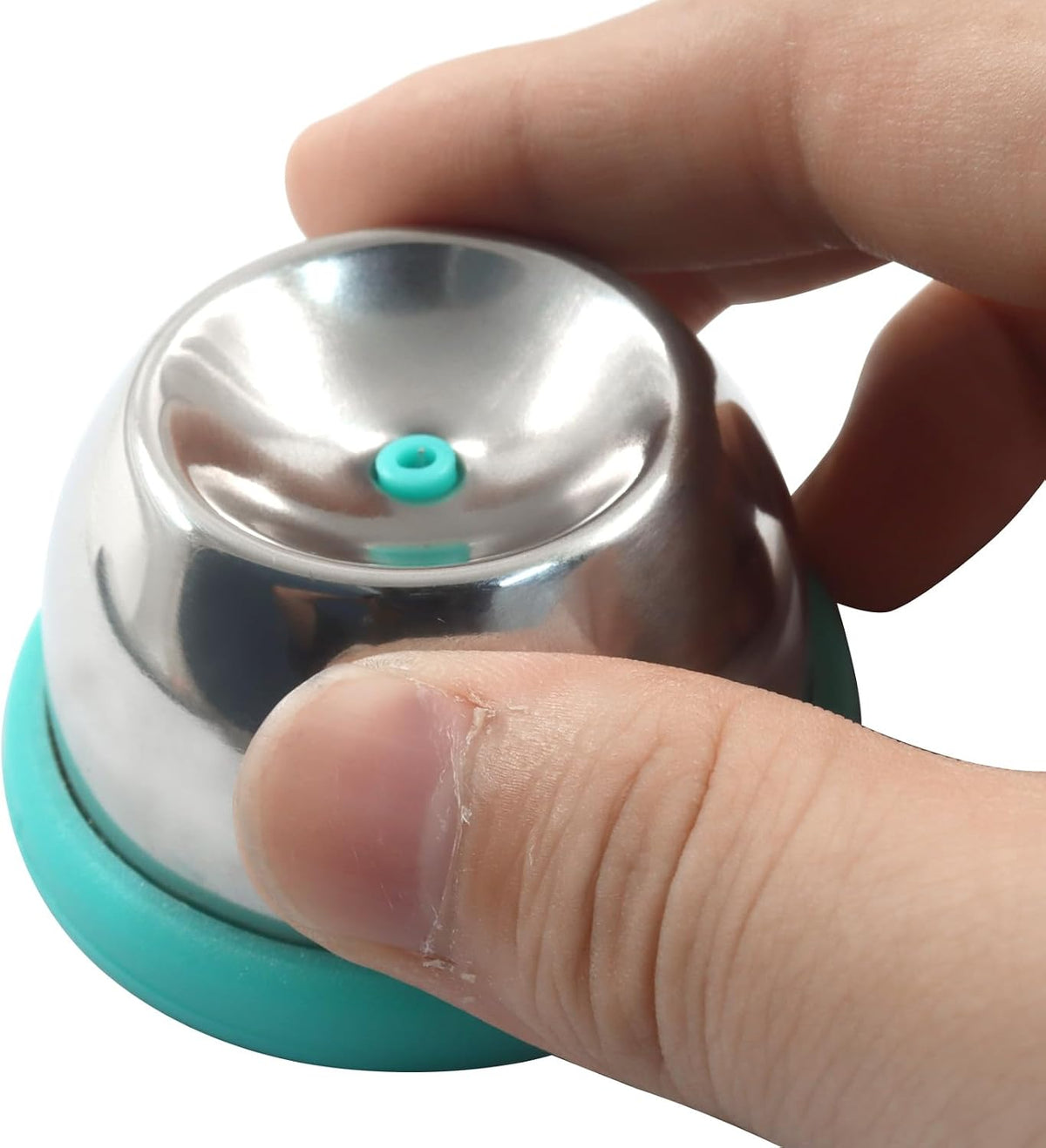 Stainless Steel Egg Piercer, Green