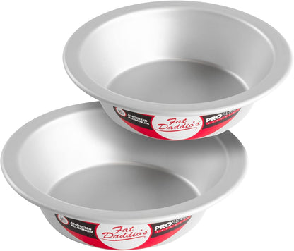 Fat Daddio's PIE-6 Anodized Aluminum Pie Pan, 6 x 1.5 Inch