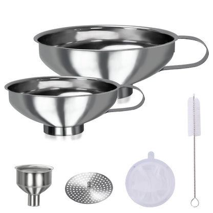 Yevior Canning Funnel for Filling Mason Jars,Bottles (5-Pack)