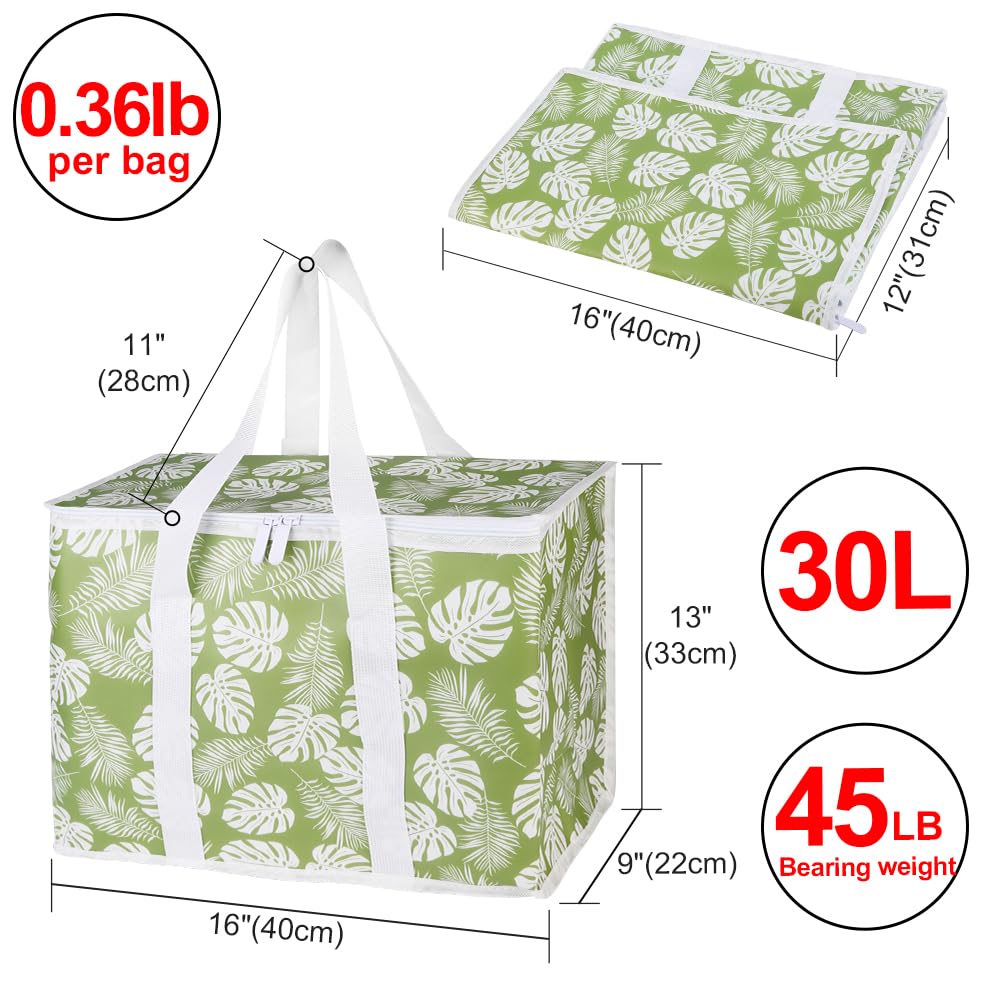Insulated Food Delivery Bag, XXXL Insulated Reusable Grocery Cooler/Hot Bags, Tote Bag for Shopping/Travel/Doordash, Catering Bag Doordash 22x14x13, Black, 1-Pack