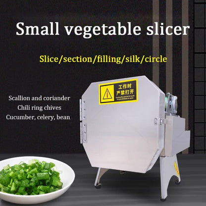 Green Onion Celery Parsley Cutter Chopper Cabbage Chilli Pepper Shredding Cutting Machine Vegetable and Fruit Slicing Machine