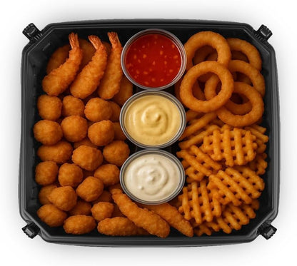 Ultra-Cold Freezer Containers, Frozen Meal Prep Storage with Lids | (-30°C/-22°F), Microwave & Freezer-Safe, Perfect for Frozen Meat, Seafood and Hot Meals, 10" x 8.2" x 3.7", 10 Packs