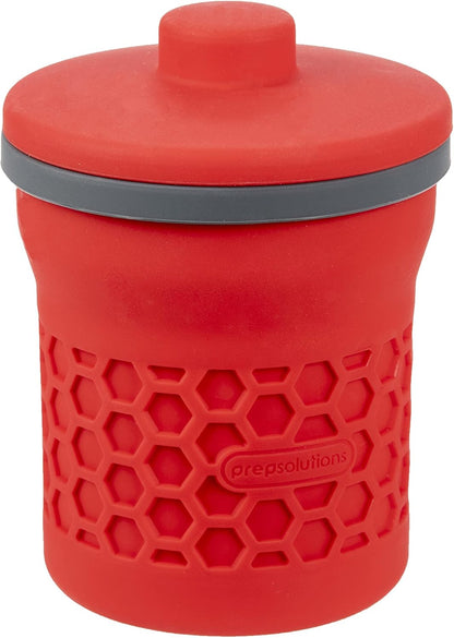 PrepSolutions Silicone Grease Strainer And Keeper, 2 Cup Capacity