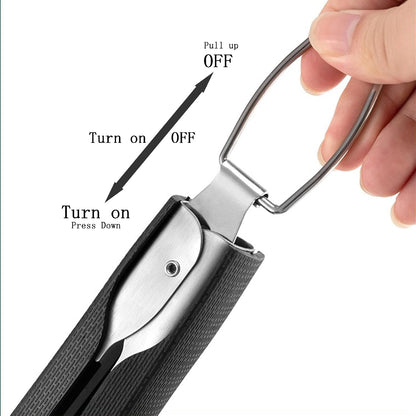 17.32-Inch Heavy Duty Stainless Steel BBQ Tongs, Extra Long Grill Tongs