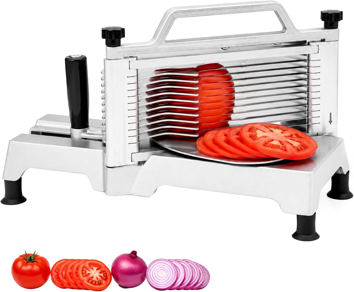 Commercial Tomato Slicer & Vegetable Chopper 1/4inch Food Slicer