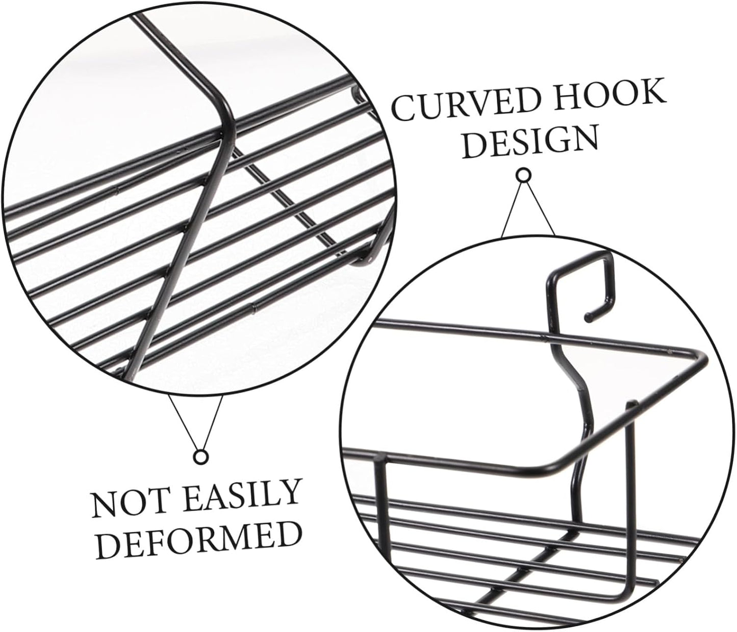 Toddmomy 1pc Seasoning Basket Metal Hanging Organizer for Easy Access to Condiment Bottles for Outdoor Cooking and Camping Compact Design Strong Load Capacity