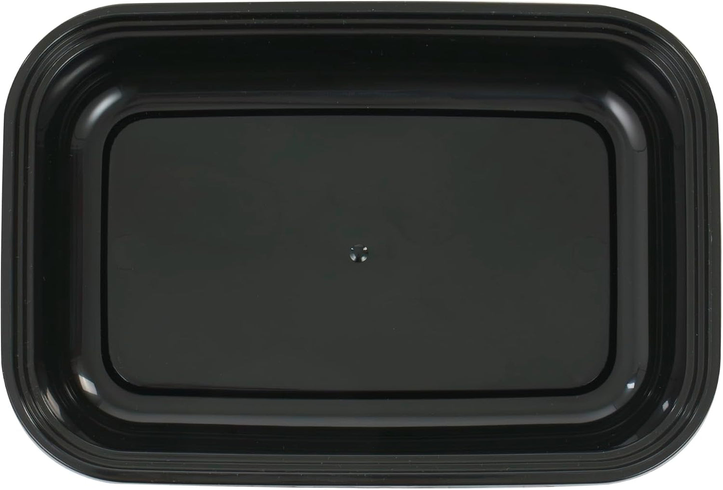 IRIS USA Meal Prep Containers, 36oz - 50 Pack (100-Piece) 3-Compartment Reusable Food Storage Containers with Lids, Plastic Kitchen Food Prep To Go Lunch Box, Microwave Freezer Dishwasher Safe, Black