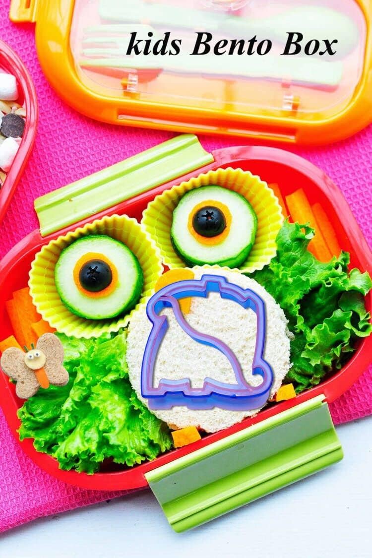 Sandwich Bread Cutter for Kids,Vegetable Fruit Shape DIY Cookie Cutter Set for Boys and Girls Lunch Bento Box