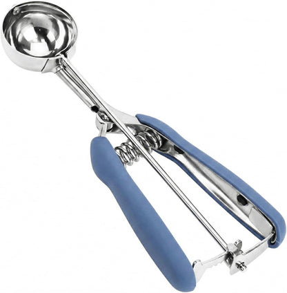 Ice Cream Scoop, 18/8 Stainless Steel Cookie Scoop, Cookie Scoops for Baking, 2 Tbsp/ 30 ml/ 1 oz Cookie Dough Scoop, Ice Cream Scooper with Trigger Release, Cookie Scooper for Baking