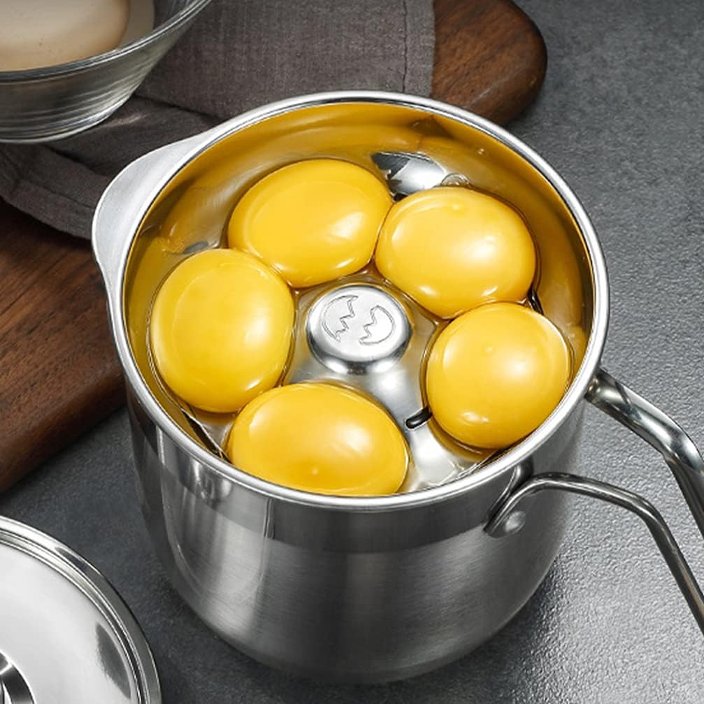 Angoily 1500ml Egg Separator, Stainless Steel Egg Yolk White Separator Tool