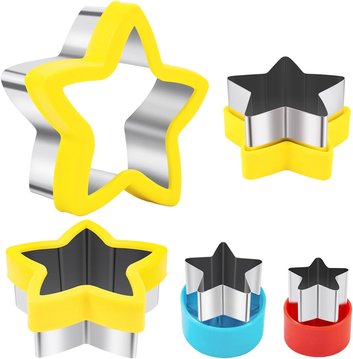 Fruit Cutters Shapes for Kids 22 Pcs, Mini Cookie Cutters Set, Vegetable Cutter with Food Picks