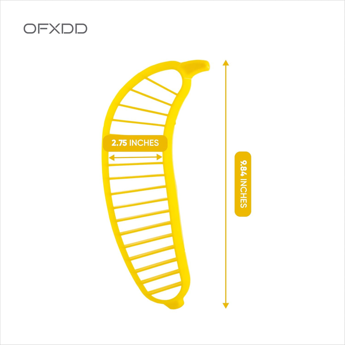 Plastic Banana Slicer 9.84" - Easy Banana Cutter - Kitchen Gadget