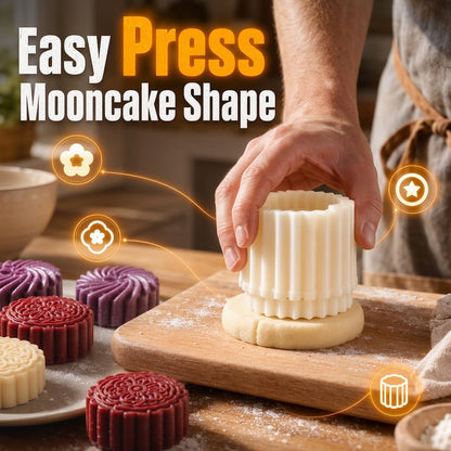 Creative Double-Ended Pastry Mold, 2-in-1 Mooncake Mold Press