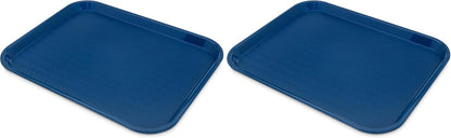 Carlisle FoodService Products Café Cafeteria Tray, Fast Food Tray for Restaurant or Commercial Use, 14" x 18", 1 Count, Black