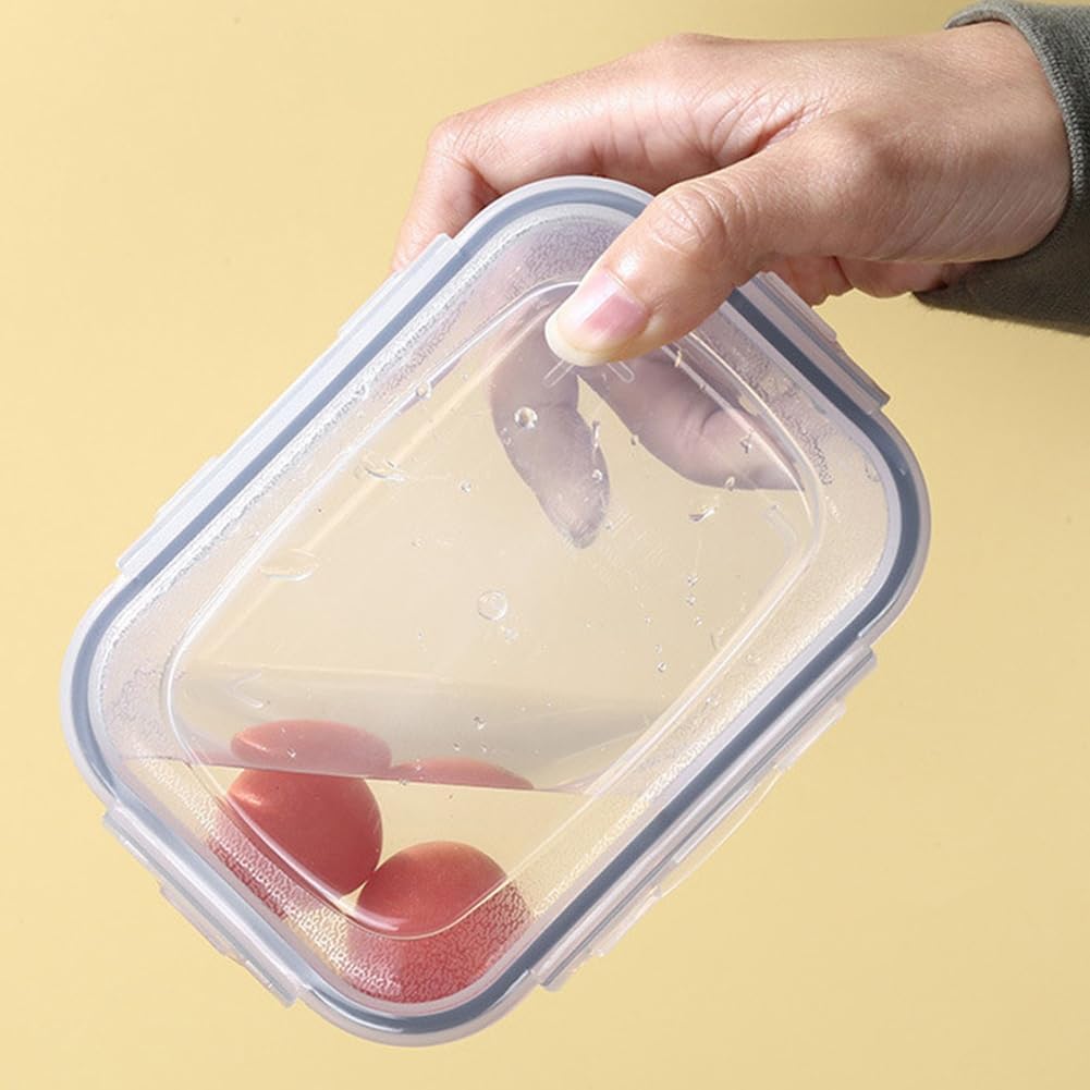 3 Pack Food Storage Containers with Lids, Meal Prep Containers Reusable, BPA-Free, Leak Proof Plastic Food Storage