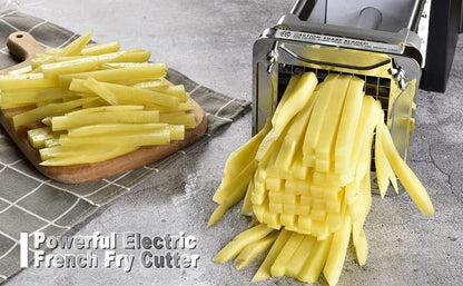 Sopito Professional Electric French Fry Cutter for Potatoes, 1/4-3/8-1/2
