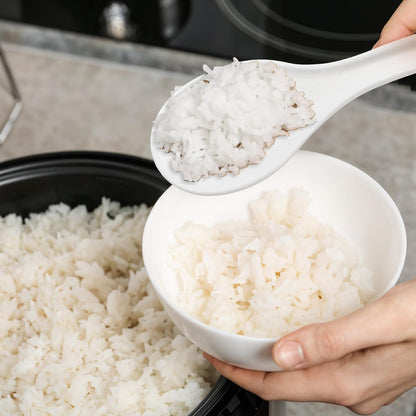 TIESOME 2PCS Plastic Rice Serving Spoon, Non-Stick Plastic Rice Spoon