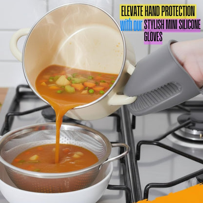 Gadgetime USA Set of 4 Silicone Handle Covers for Cast Iron and Metal Cookware, Heat Resistant and Textured Grip Sleeves