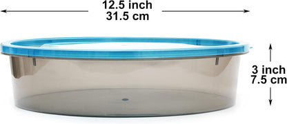 Youngever 3 Pack Pie Containers, Plastic Food Storage Containers, Fresh Pie Keeper, 11 inch Diameter