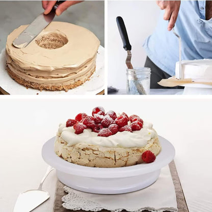 Cake Decorating Turntable, 11" Cake Decorating Supplies Revolving