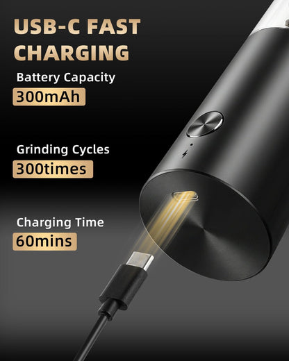 Rechargeable Electric Salt and Pepper Grinder Set 2 Pack, Kitchen Gadgets