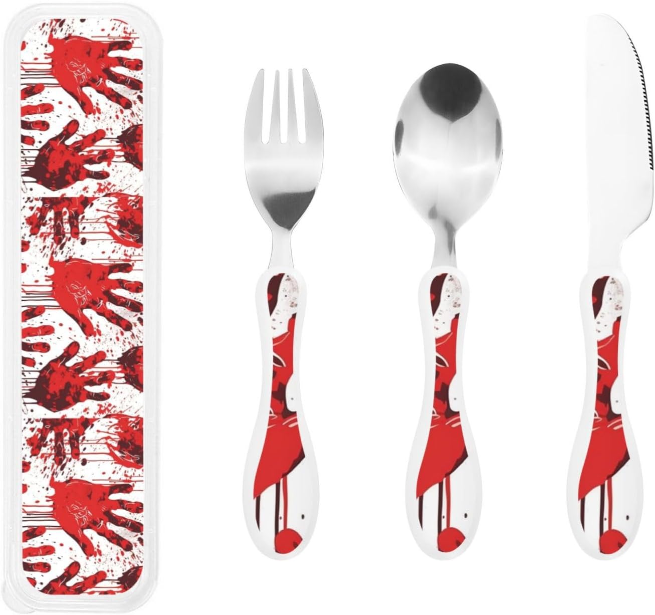 3-Piece Kids Silverware Set With Storage Case, Stainless Steel Reusable Children Safe Knife Spoon Fork Set Animal Cartoon Owls Cute Children Flatware Set For Kids Lunch Box