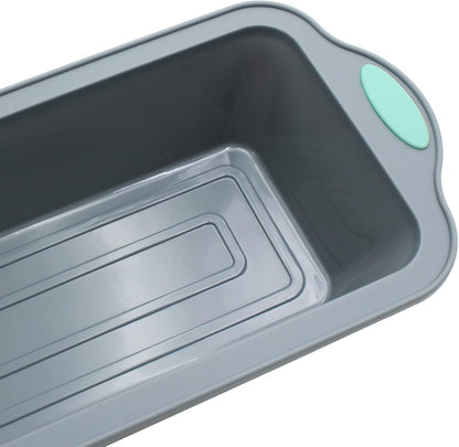 To encounter 2Pack Silicone Muffin Pan with Metal Frame, 12 Cup Regular Size Cupcake Pan, Non-Stick Baking Tray, Food Grade Baking Molds for Oven, Dishwasher Safe