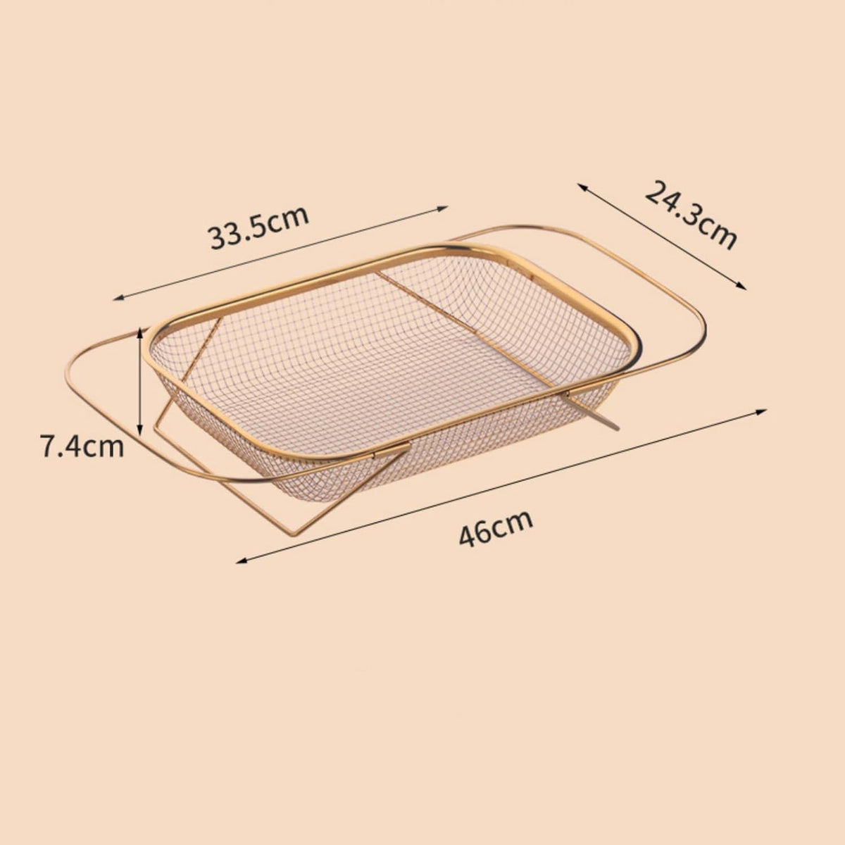 Stainless Steel Sink Strainer, Mesh Drain Basket with Grip Handles for Straining Vegetables Draining Fruits Kitchen Use